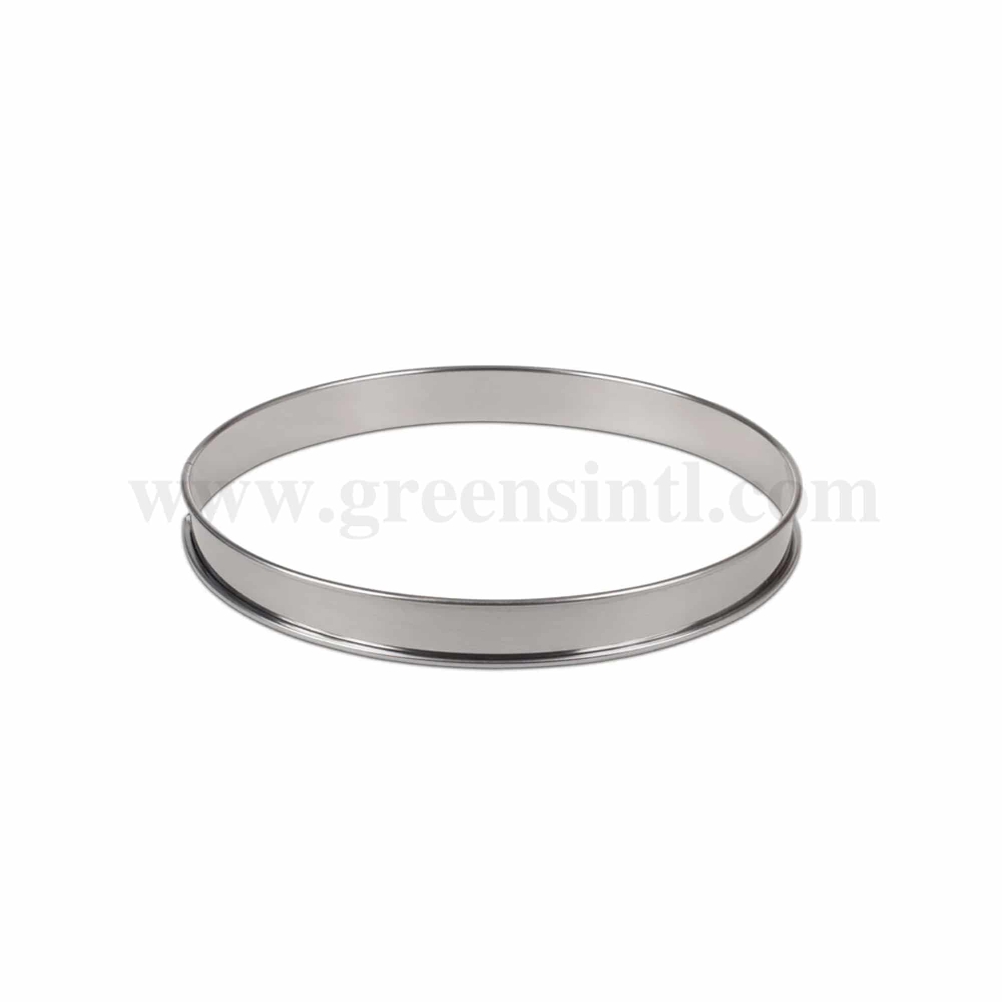 GOBEL Stainless Steel Deep Tart ring with rolled edges D 200 x h 20 mm