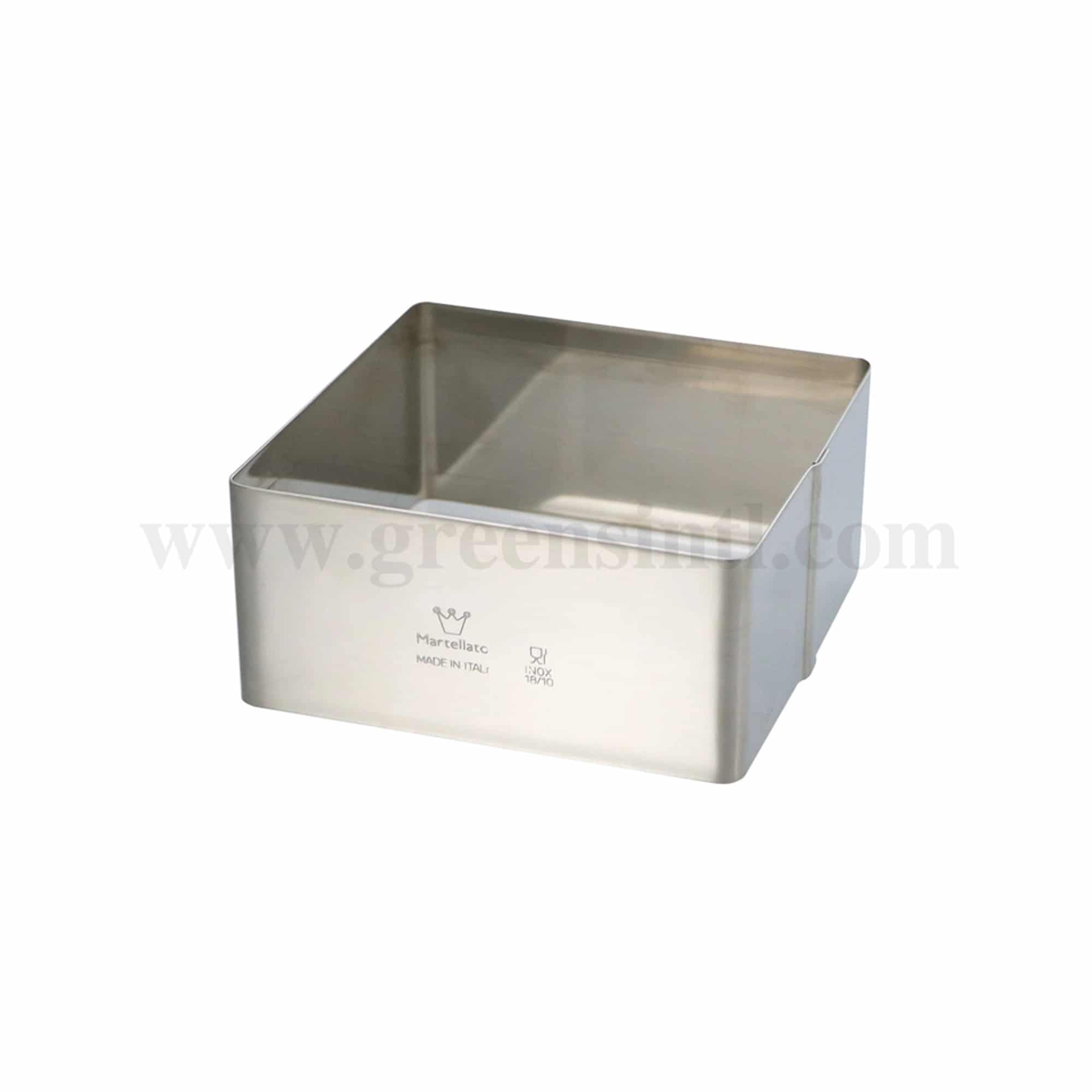 MARTELLATO Cake Ring Square 120 x 120 x h 60 mm
