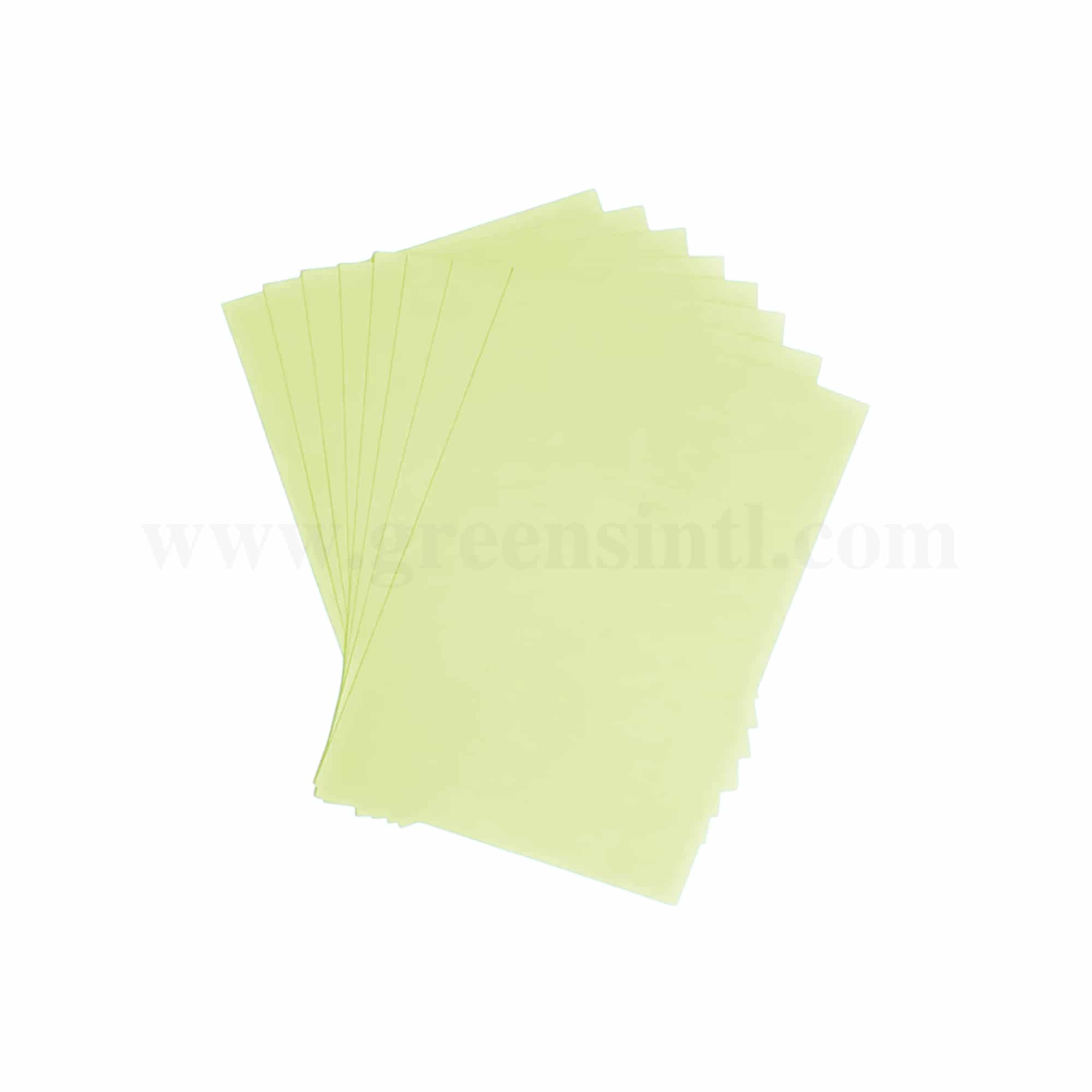 CDA Edible Wafer Paper A4 Yellow - 300 x 210 mm-10 Pcs