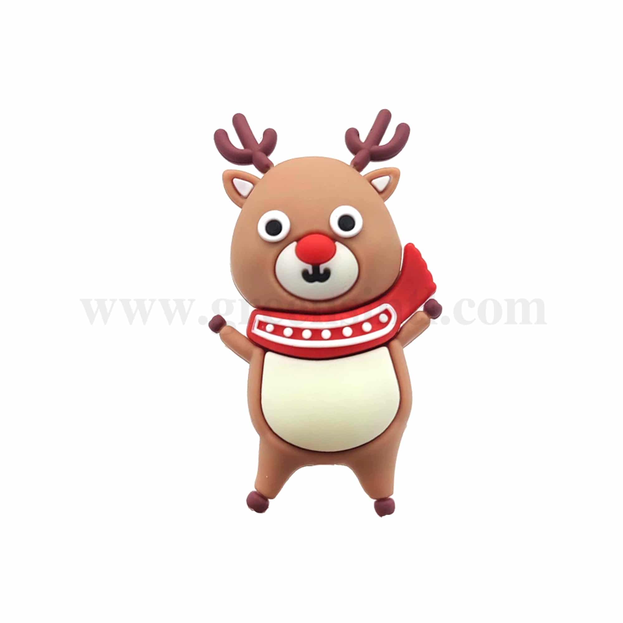 GREENS CHOICE Christmas Cake Topper Reindeer 70 x 35 mm