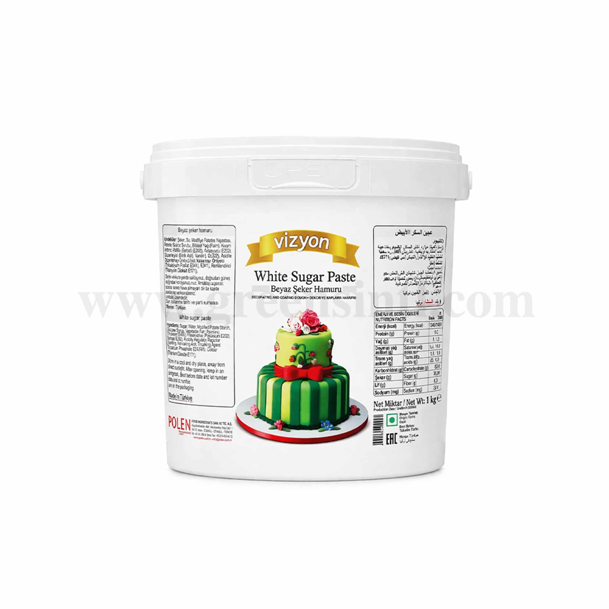 VIZYON White Sugarpaste 1Kg