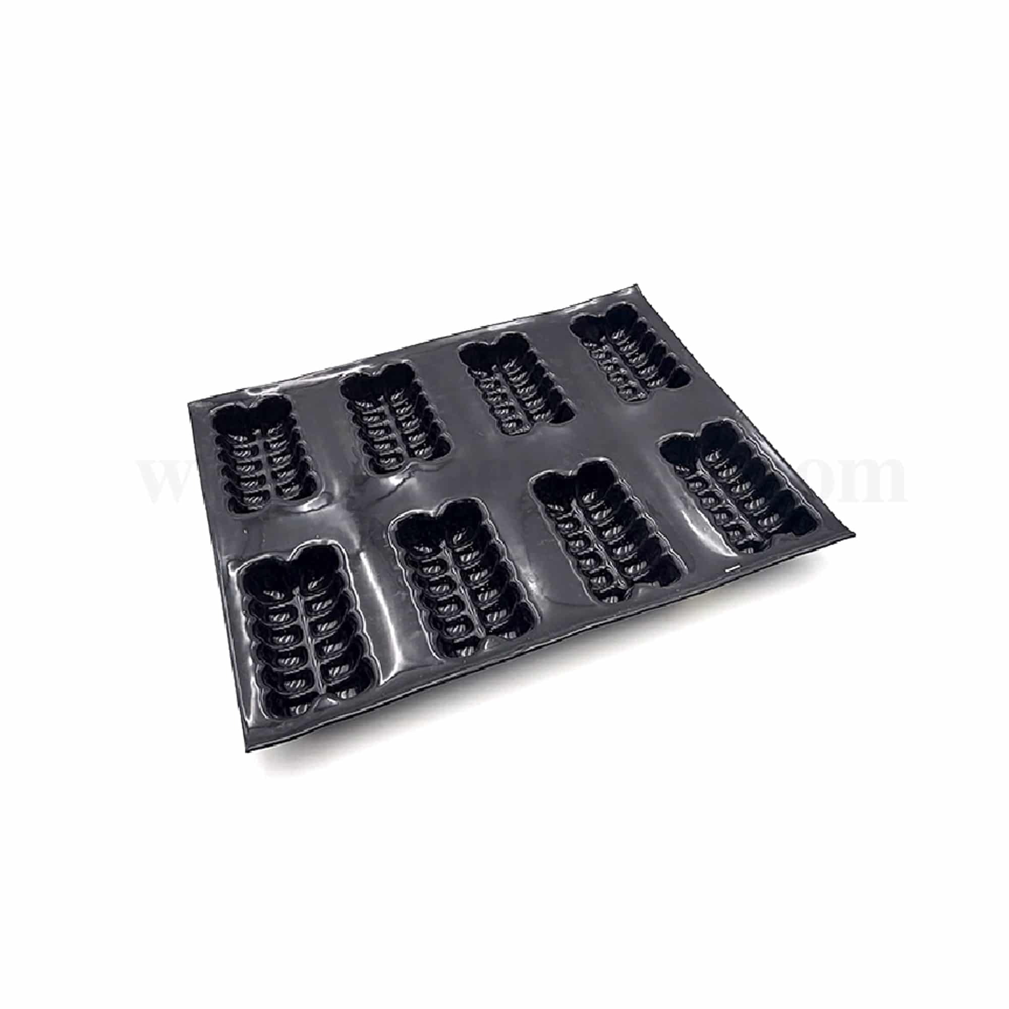 DEMARLE Flexipan Origine Fluted Cakes, 60 x 110 mm, 8 Ind-( for 400 x 300 mm Tray)