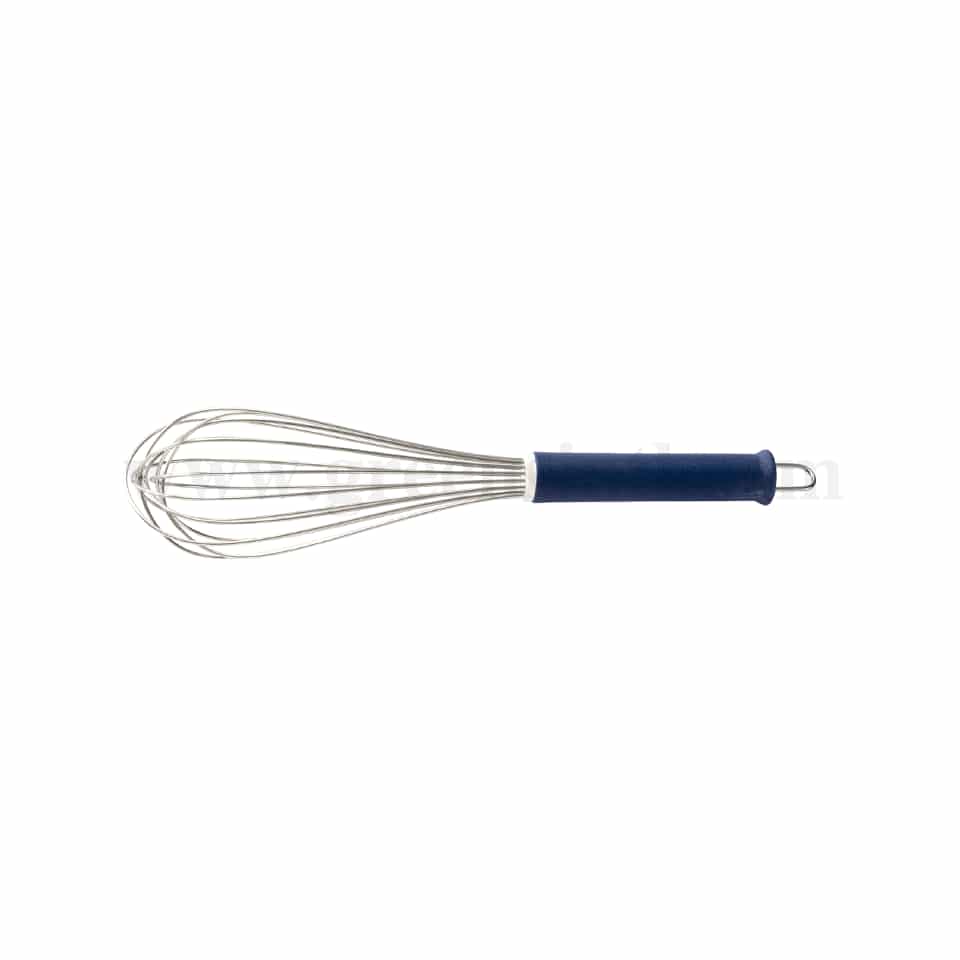 MARTELLATO Stainless Steel Whisk with Blue Handle 400mm