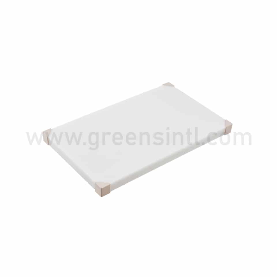 ARAVEN Non-slip Cutting Board white (Dairy) 400x300xh24mm