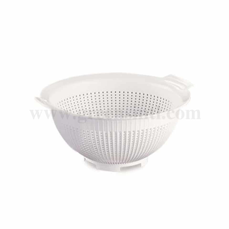 ARAVEN Round Colander White 235x105 mm-2.5L