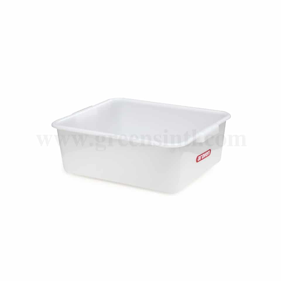 ARAVEN Deep Food Storage Container White 440x350xh160mm-20L