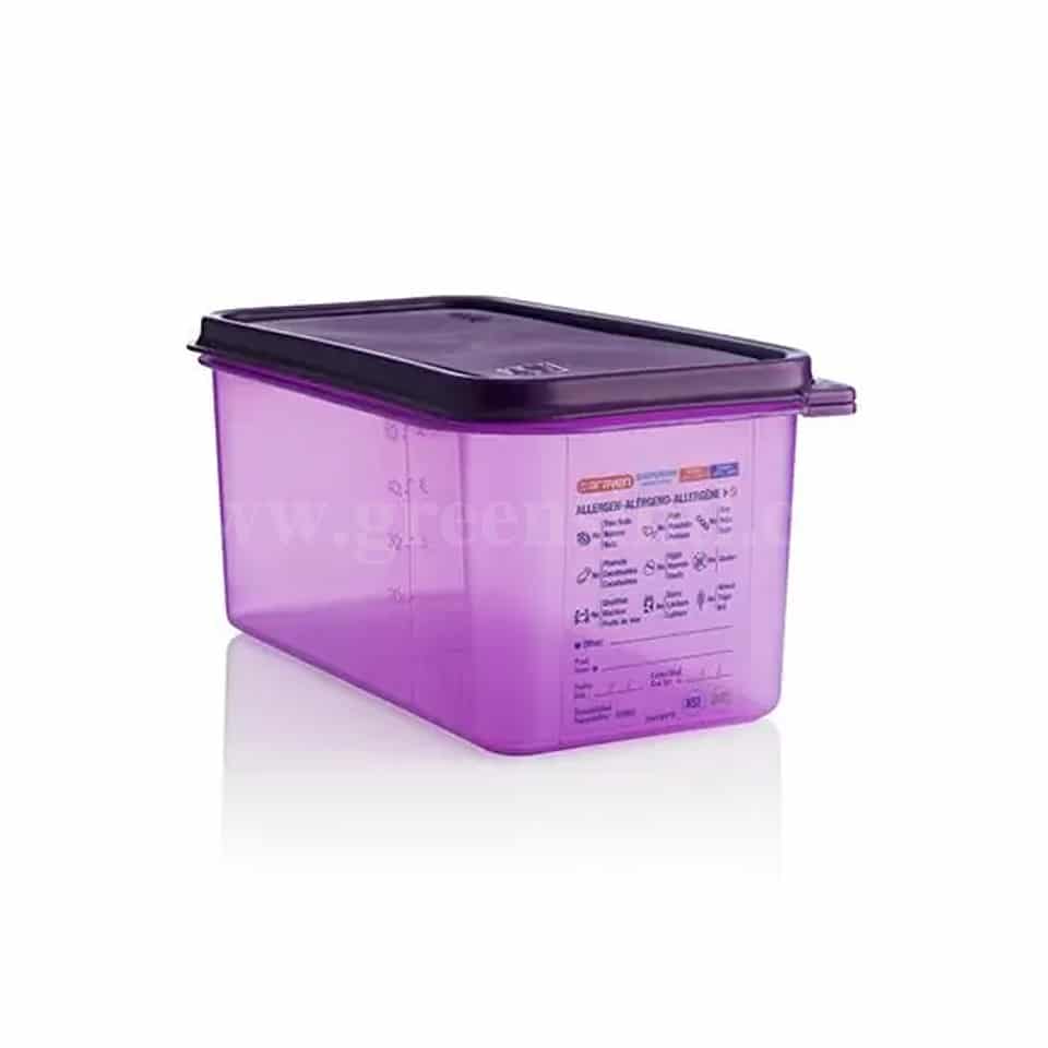 ARAVEN Anti Allergic Polypropylene Airtight Containers GN 1/3 325x176x 150mm-6 L