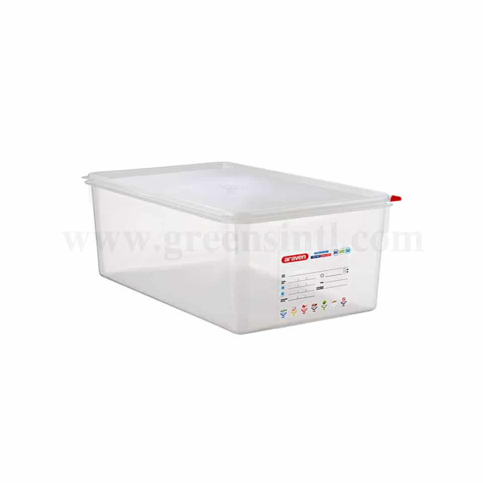 ARAVEN Airtight Food Container GN 1/2 325x265x100mm-6.5 L