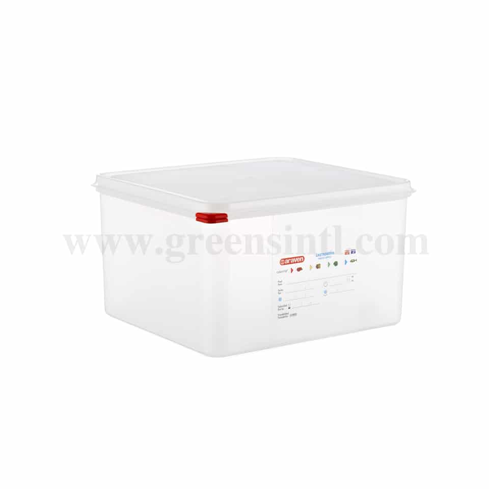 ARAVEN Airtight Food Containers with Lid GN 2/3 354x325x200 mm -19 L