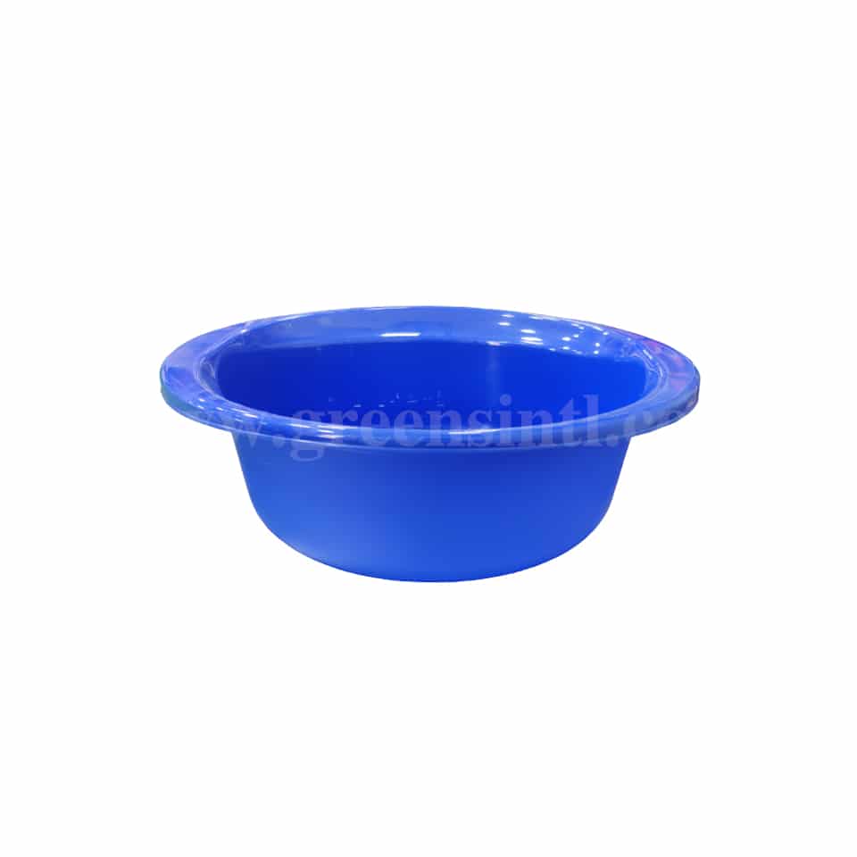 ARAVEN Round Washing Bowl Blue D 355xh140 mm-8 L