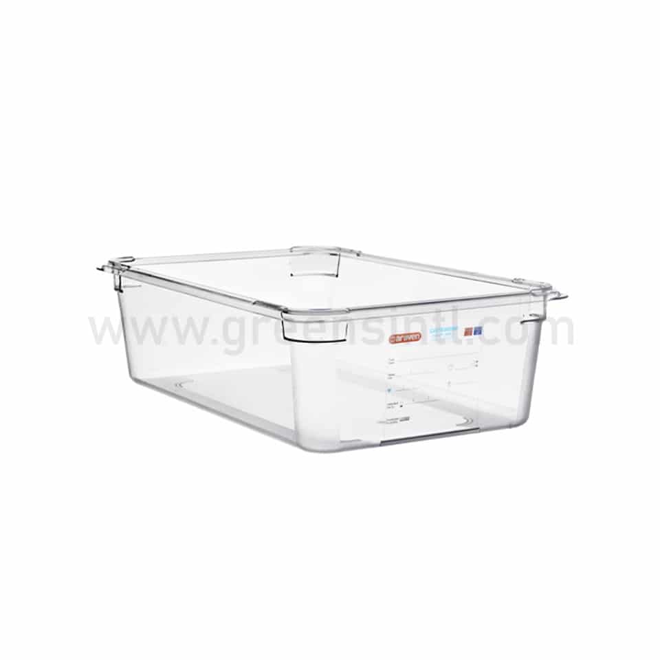 ARAVEN Polycarbonate Container without lid GN 1/1 530x325xh150mm-20L