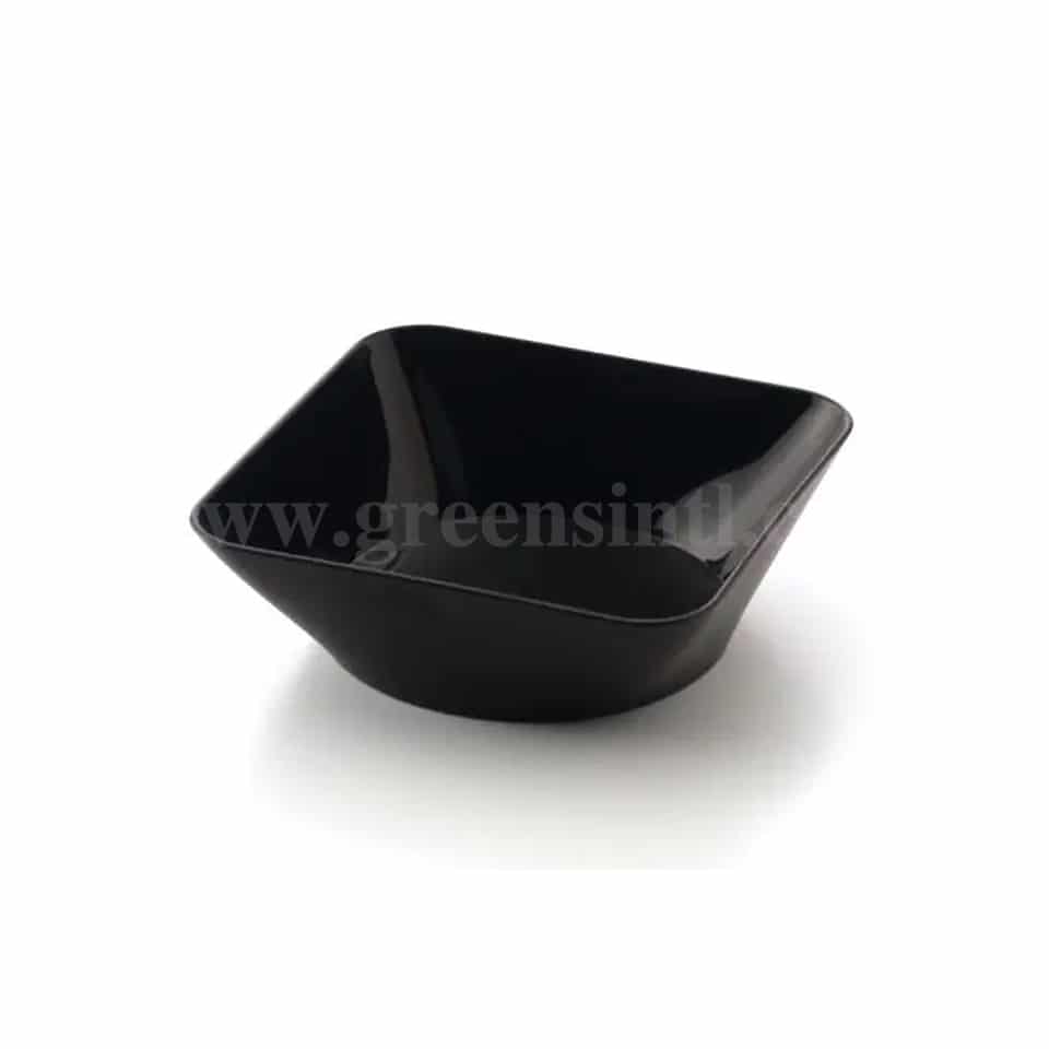 ARAVEN Deep Plate Black 70x70x23 mm-7cl