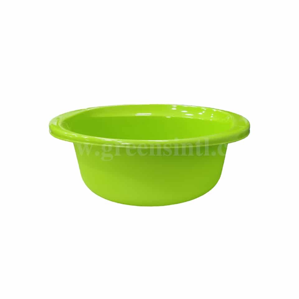 ARAVEN Round Washing Bowl Green D 355xh140 mm-8 L