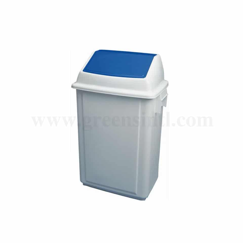 ARAVEN Blue Bolero Swing Bin 435x300x635mm-40 L
