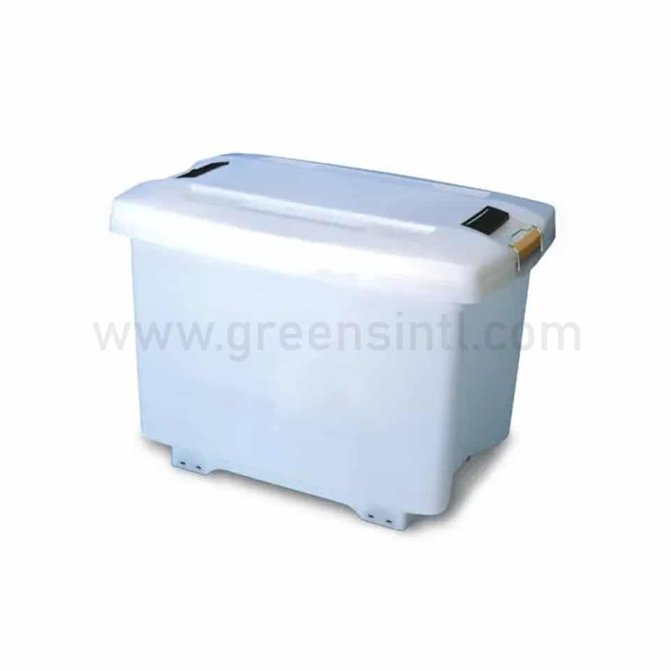 ARAVEN Food Transport Container with Lid & Wheels 655x435xh455 mm-70L