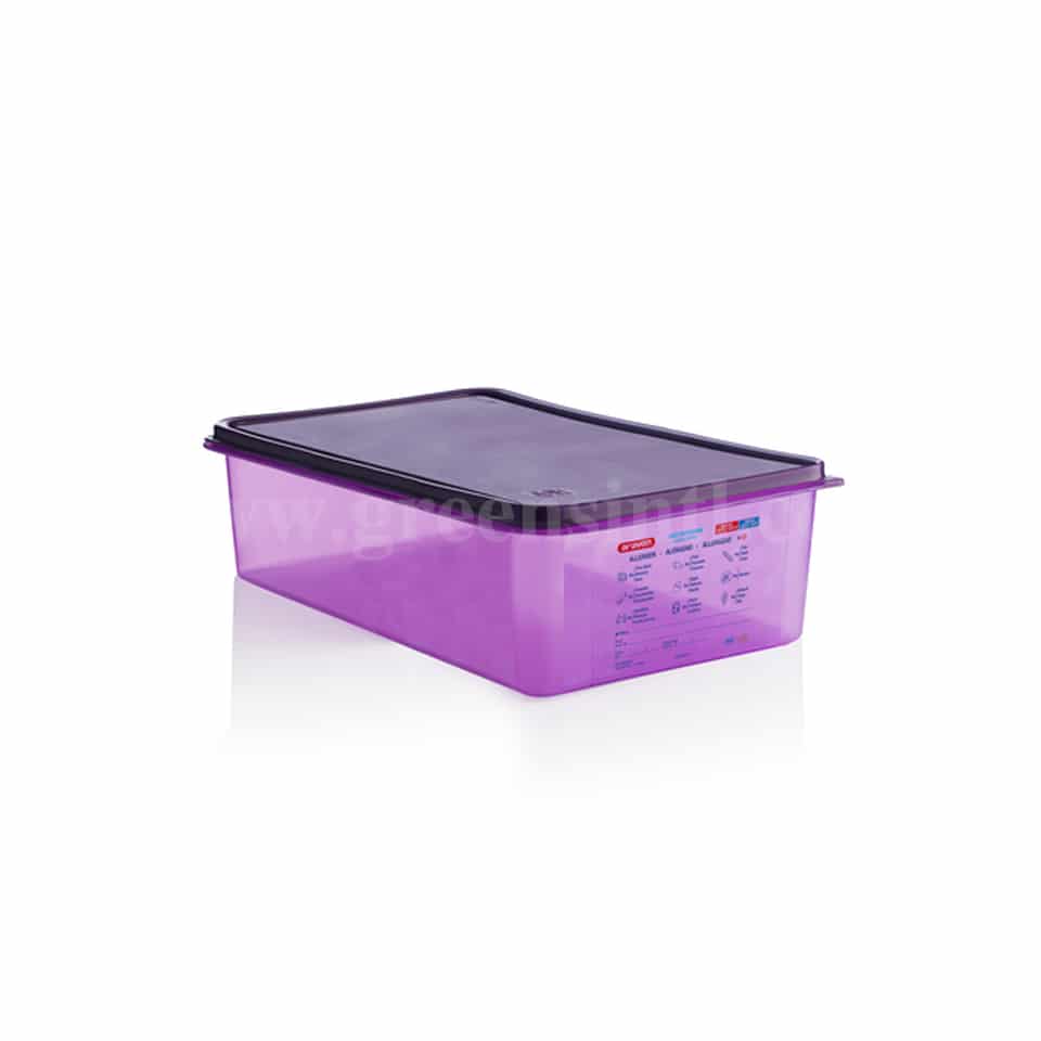 ARAVEN Anti allergic Polypropylene Airtight Container GN 1/1 530x325xh150 mm-20.5 L