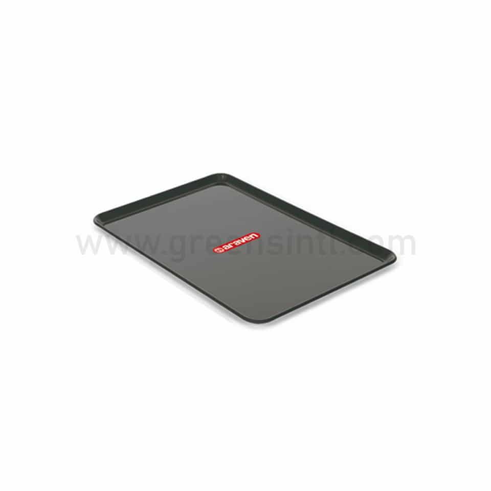 ARAVEN Flat Tray Black 280X190xh12mm