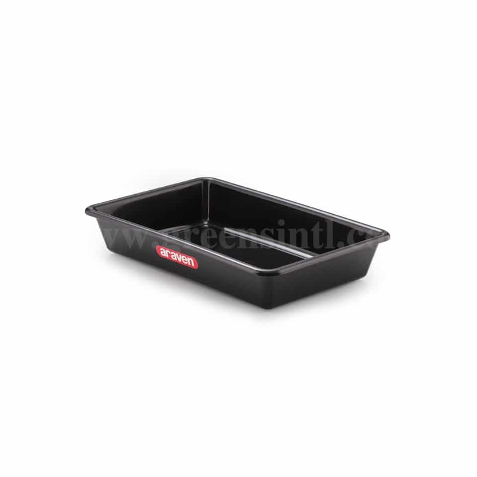 ARAVEN Deep Food Pan Black Deep 435x285xh80 mm-5 L