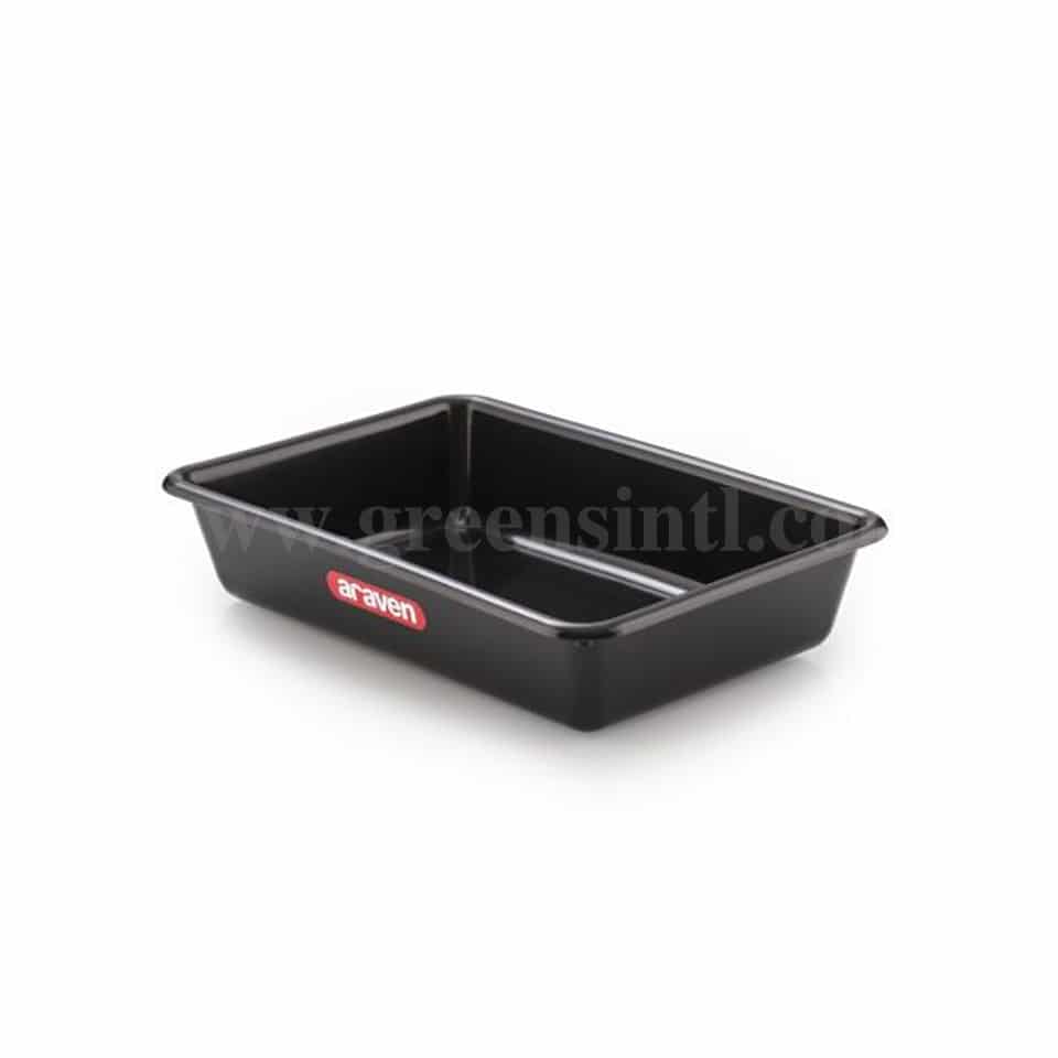 ARAVEN Deep Food Pan Black Deep 300x205xh60 mm-2 L