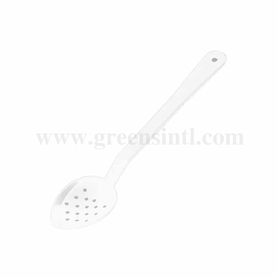 ARAVEN Perforated Spoon White 333 x 73 mm