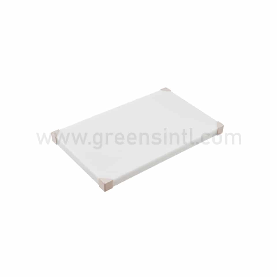 ARAVEN Non-slip Cutting Board white (Dairy) 600x400xh24 mm
