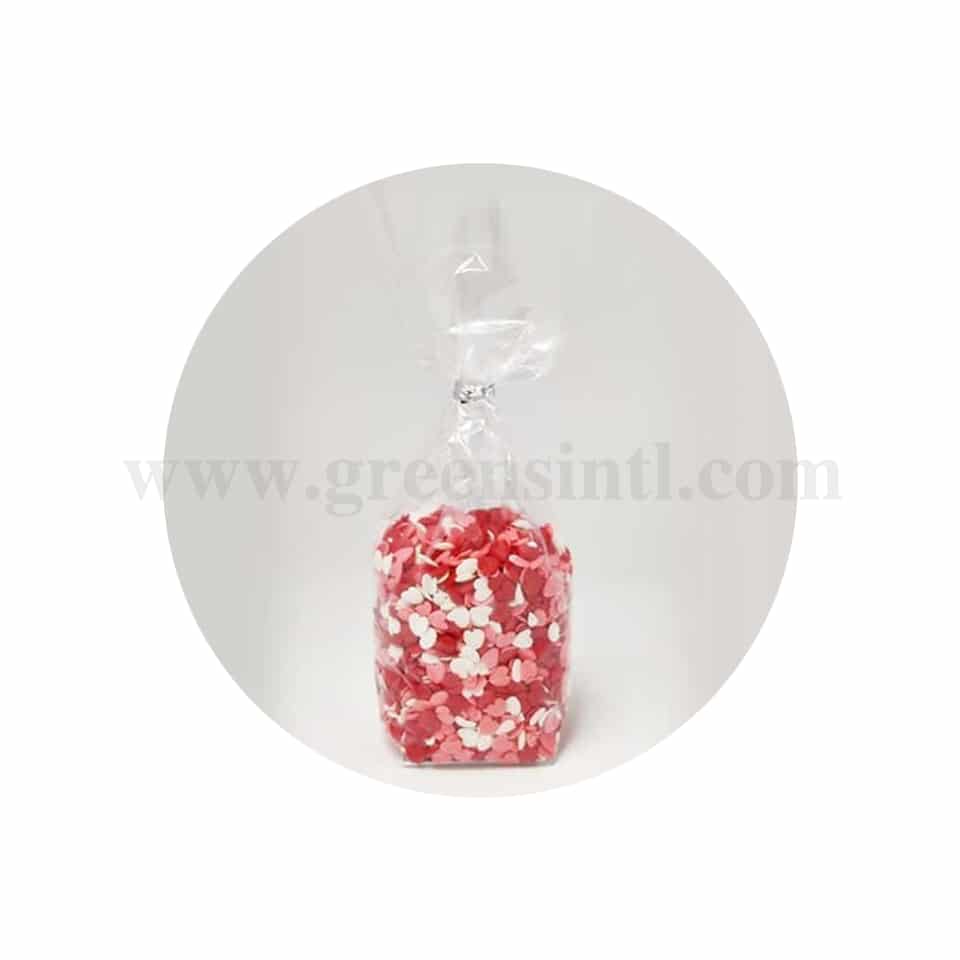 GREENS CHOICE Transparent Cellophane Cookies Bag Neutre 120+ -70 x 290 mm-100 Pcs