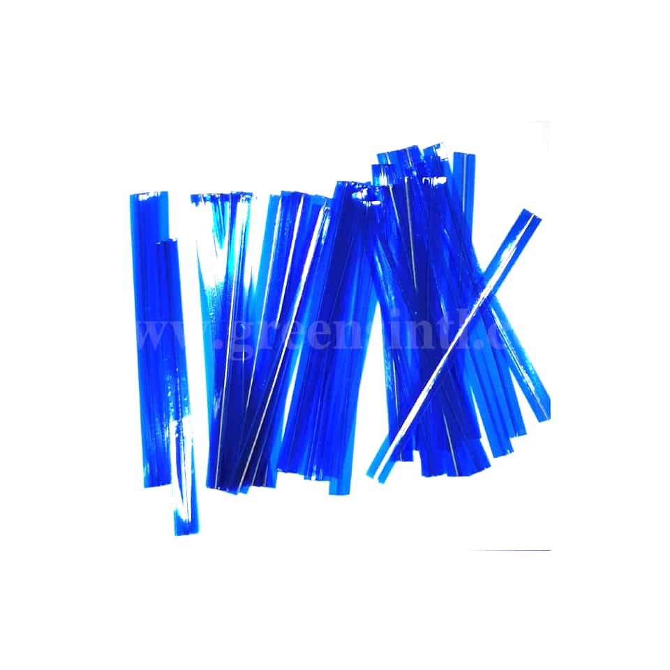 GREENS CHOICE Cellophane Cookies Bag Twist Blue 6 x 90 mm-2000 Pcs