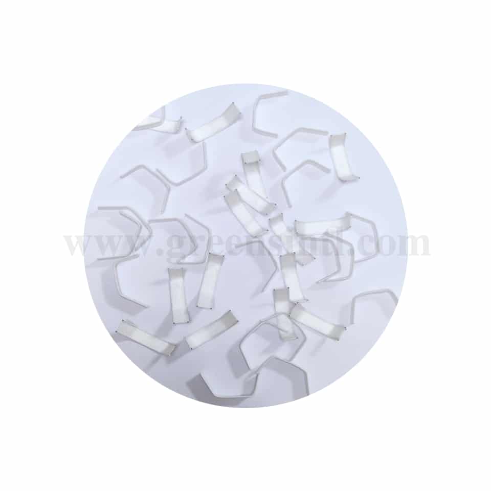 GREENS CHOICE Cellophane Cookies Bag Clips White 8 x 45mm-1000 Pcs