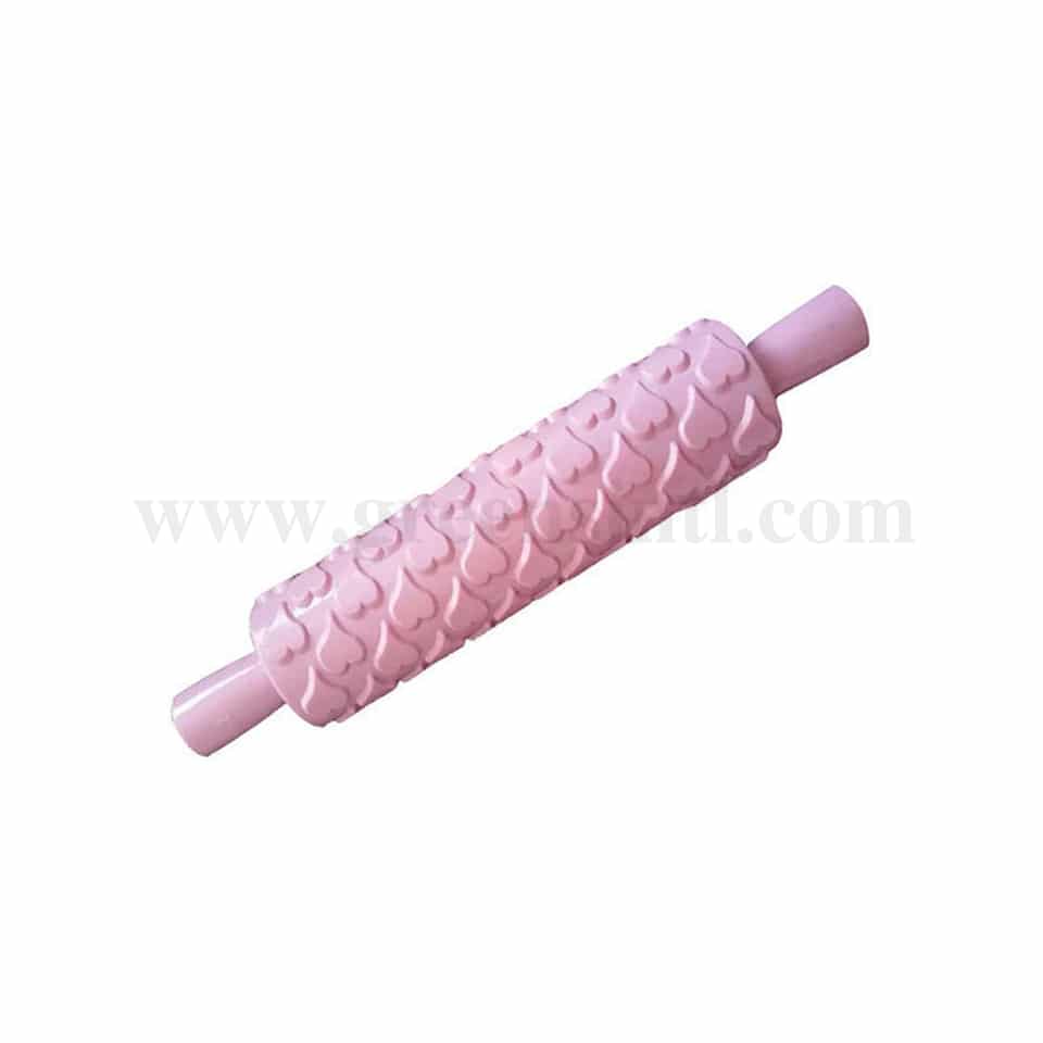 GREENS CHOICE Rolling Pin with Heart Impression 250 mm