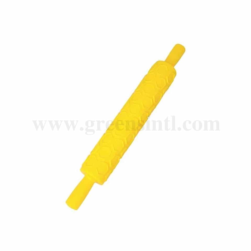 GREENS CHOICE Rolling Pin with Hexagon Impression 250 mm