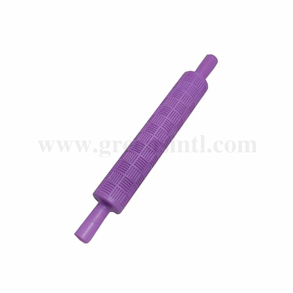 GREENS CHOICE Rolling Pin with Metal Impression 250 mm