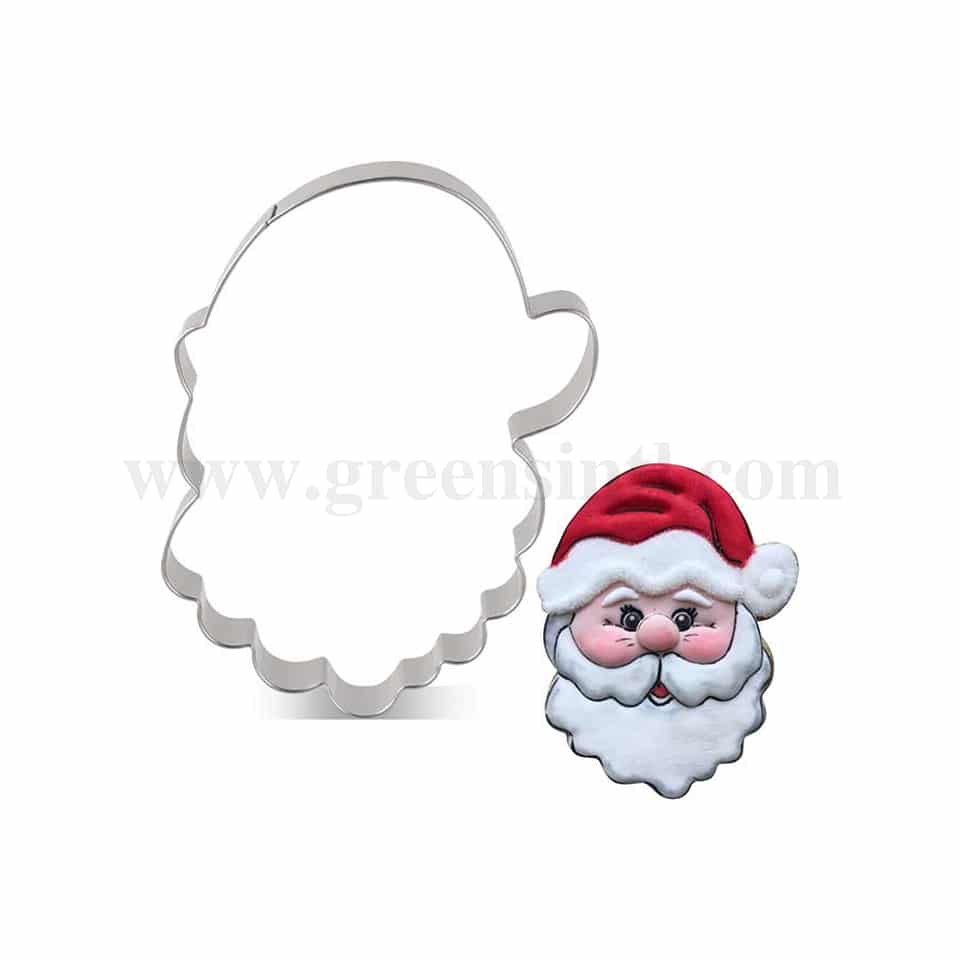 GREENS CHOICE Cookie Cutter Santa Face 55 mm