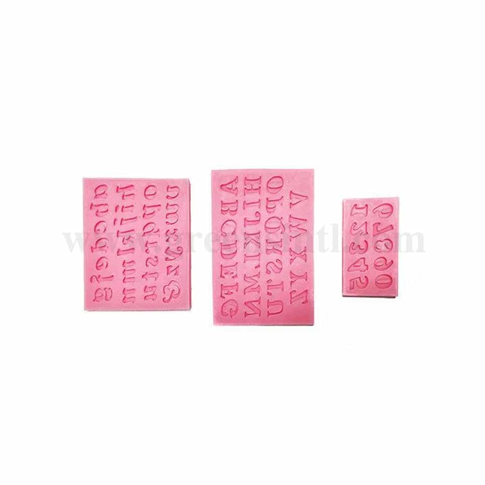 GREENS CHOICE Silicon Moulds Alphabets & Numbers