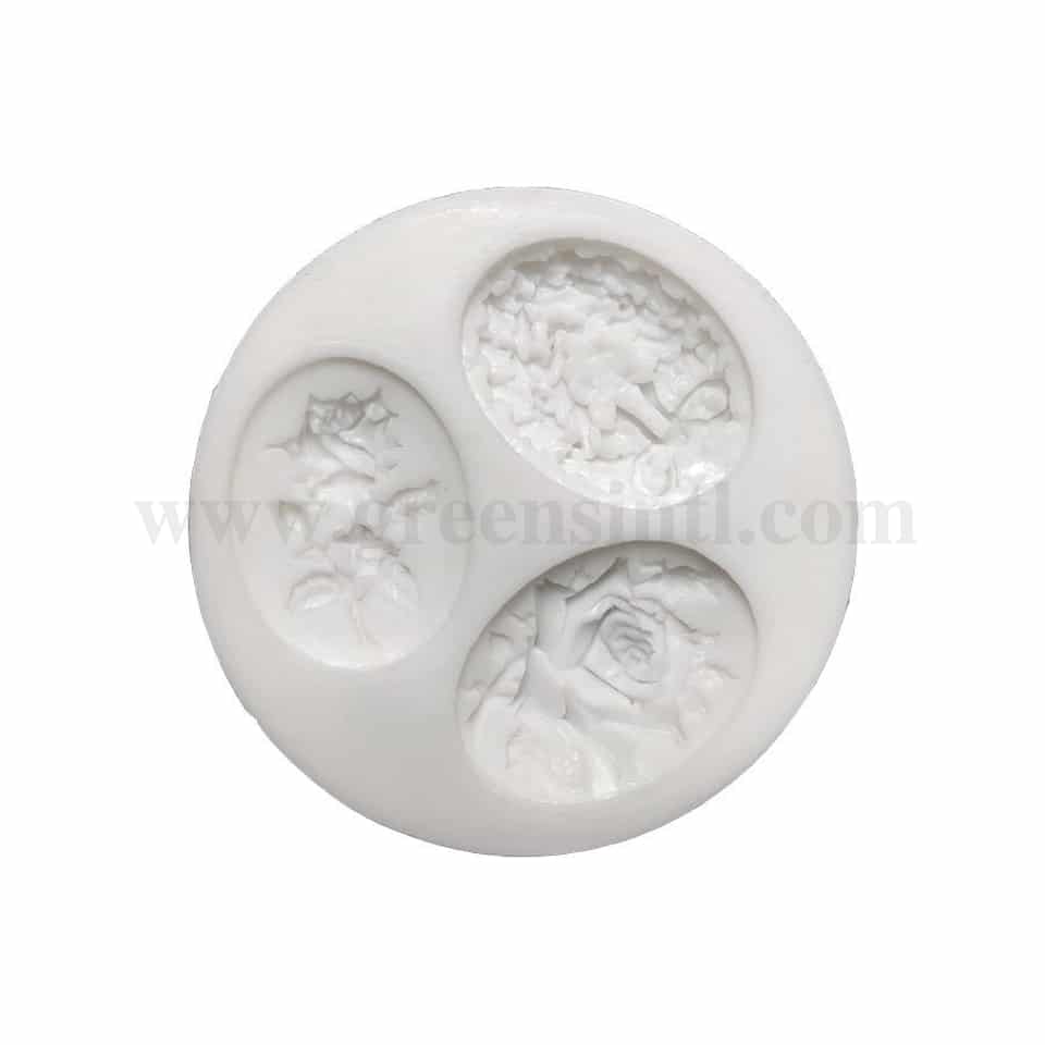 GREENS CHOICE Silicone Mould Rose 80x12mm