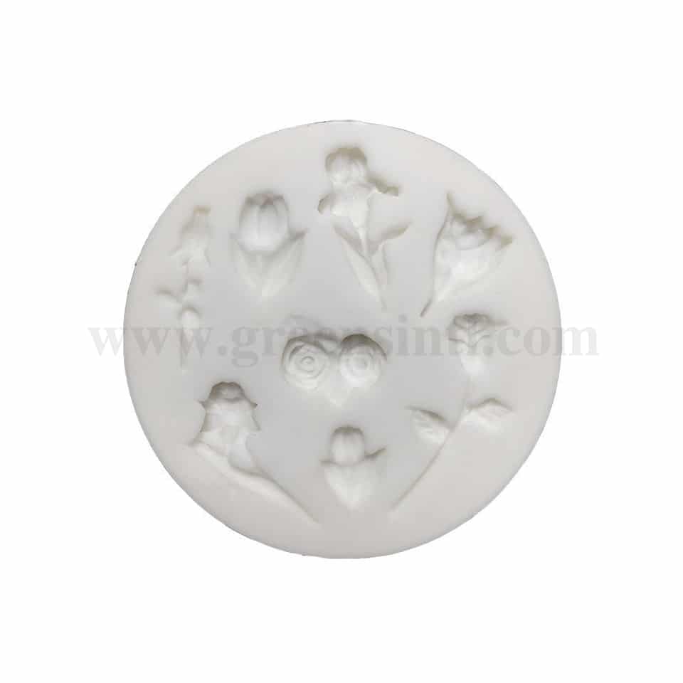 GREENS CHOICE Silicone Mould Flower 80x10mm