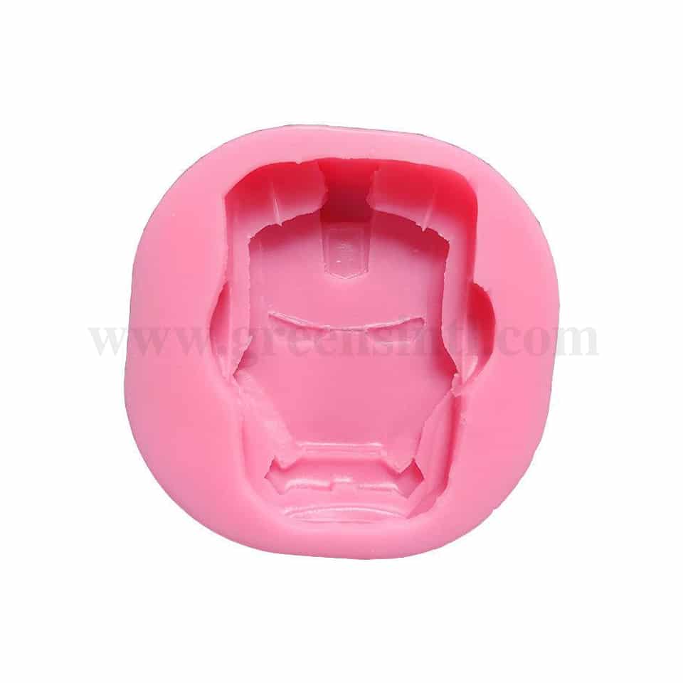 GREENS CHOICE Silicone Mould Iron Man 50x60x15mm