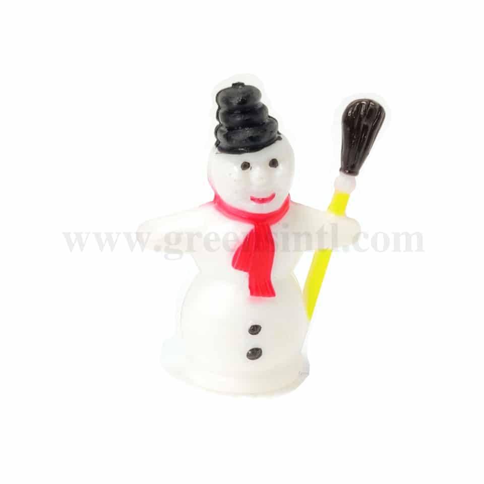 GREENS CHOICE Cake Topper- Snowman 39x88 mm-100 Pcs