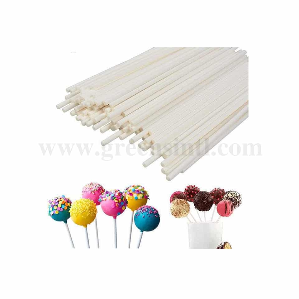GREENS CHOICE Lollipop Stick D4 mmx115mm-500 Pcs