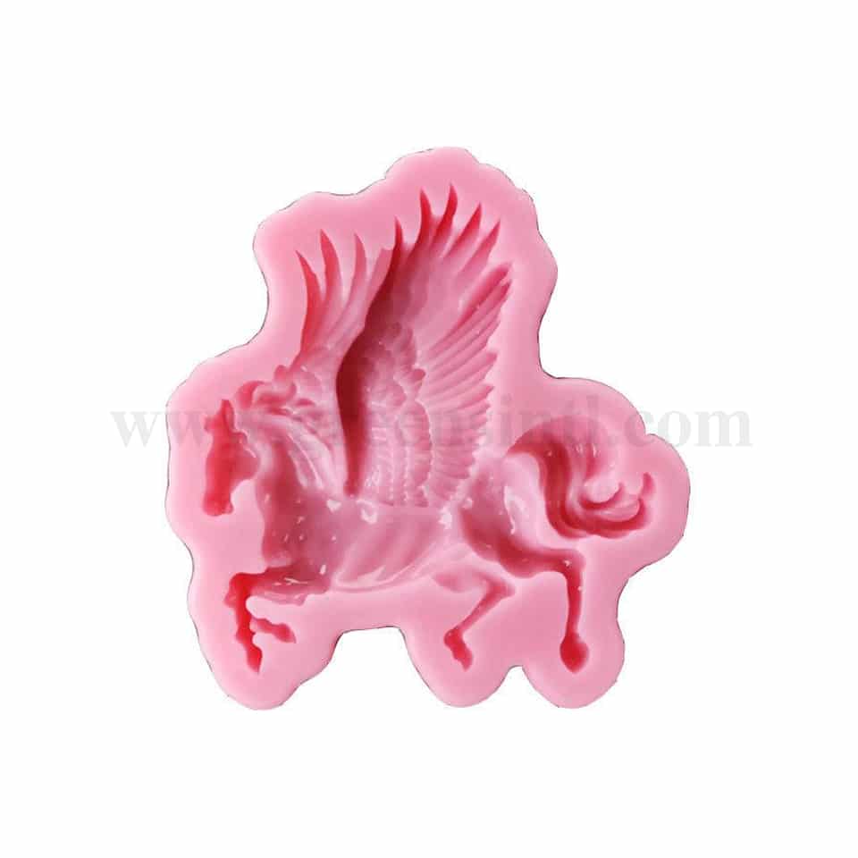 GREENS CHOICE Silicone Mould Flying Horse 80x90x13mm
