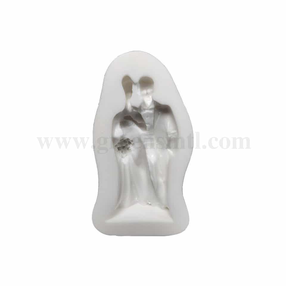 GREENS CHOICE Silicone Mould Wedding Couple 80x60mm