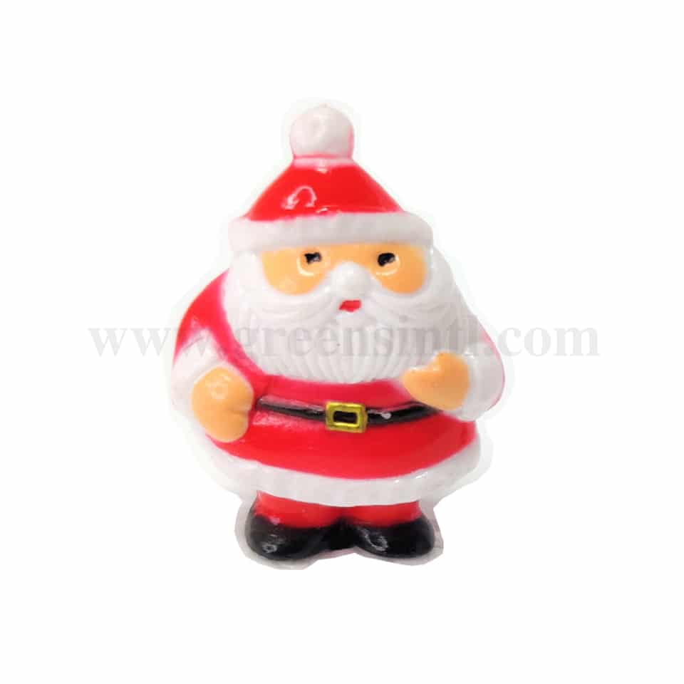 GREENS CHOICE Cake Topper- Santa Claus 60x25 mm-100 Pcs