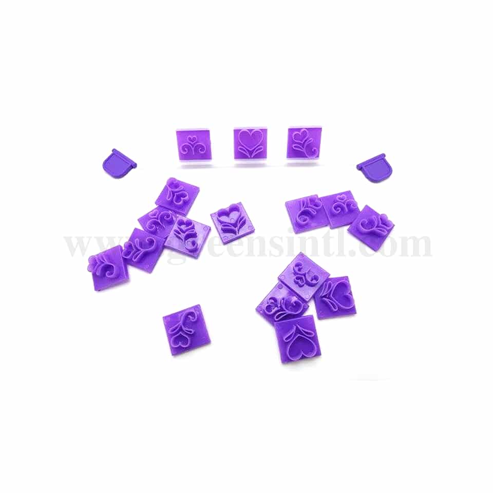 GREENS CHOICE Heart Press Border Set 19 Pcs