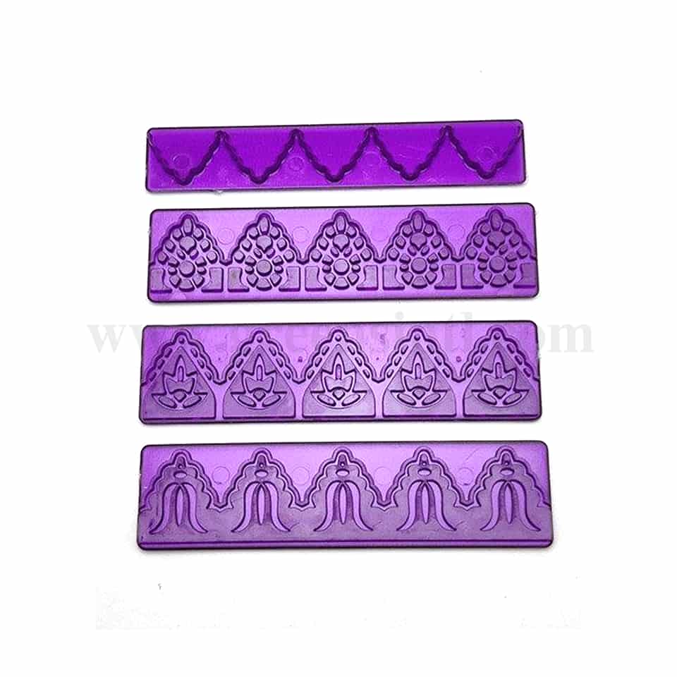 GREENS CHOICE Lace Printing Cutters 4 pcs