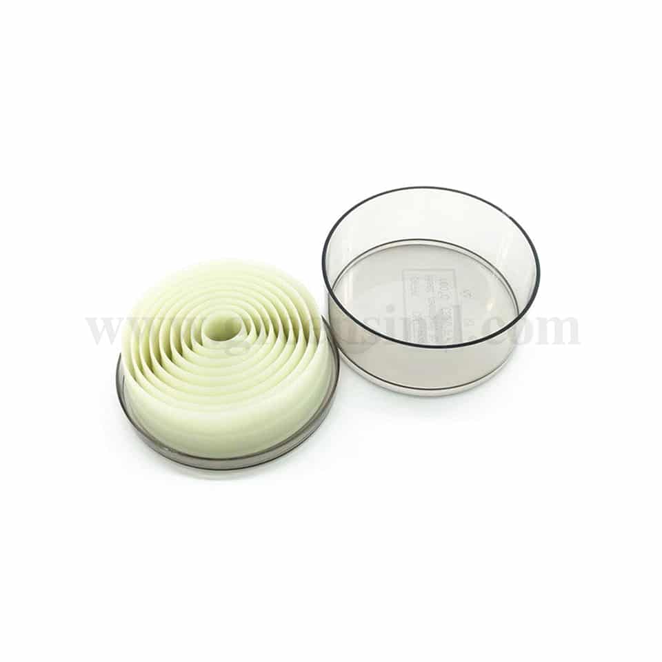 GREENS CHOICE Plain Round Cutter Set of 9