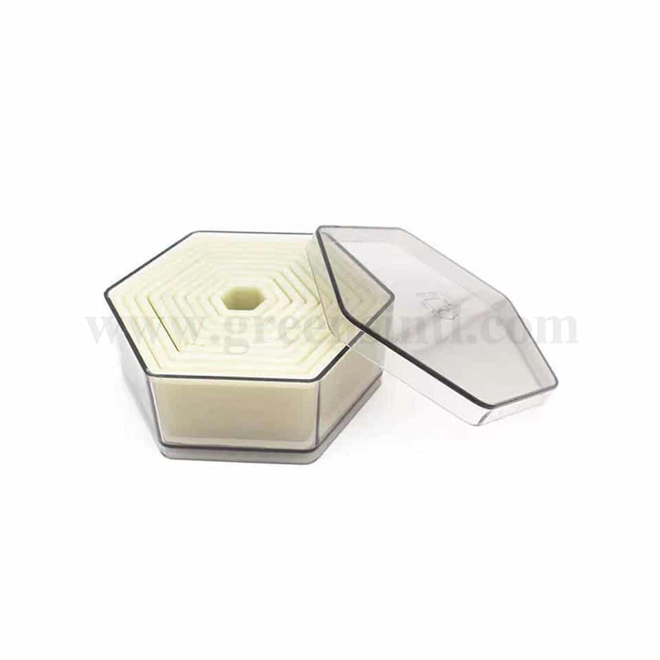 GREENS CHOICE Plain Hexagon Cutter Set of 9