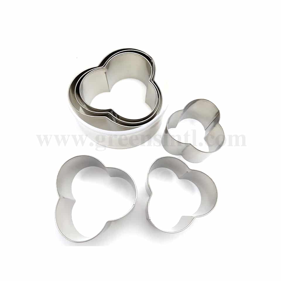 GREENS CHOICE Plain Flower Cutter Set of 6