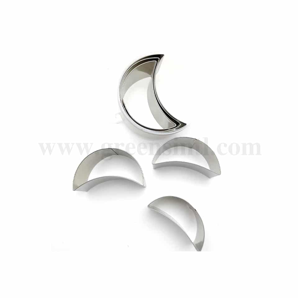 GREENS CHOICE Plain Crescent Cutter Set of 6