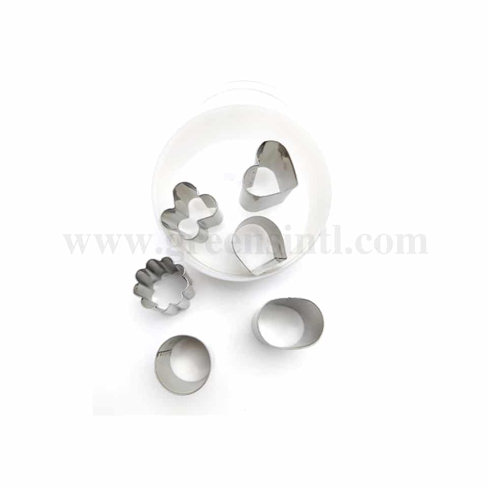 GREENS CHOICE Plain Geometric Cutter Set of 6