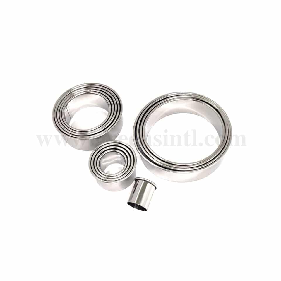 GREENS CHOICE Plain Round Cutter Set of 14