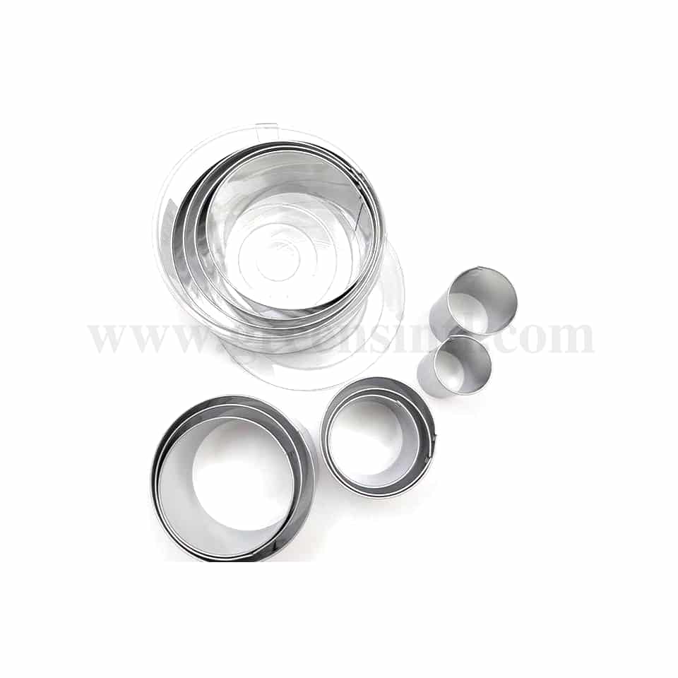 GREENS CHOICE Plain Round Cutter Set of 12